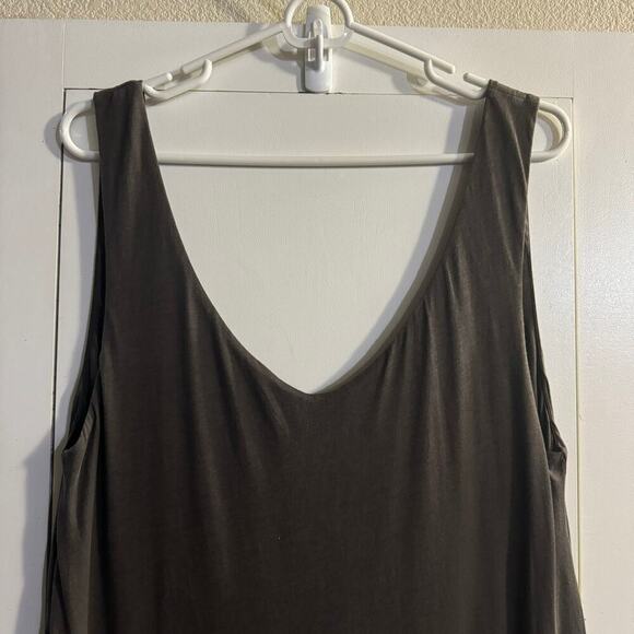 Lunya 100% Organic Pima Cotton Jumpsuit Gray Size Medium Lightweight - Picture 11 of 14